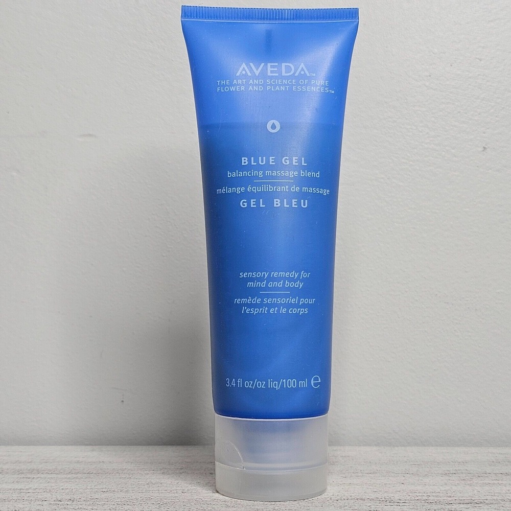 Aveda Blue Gel Balancing Massage Blend Remedy for‎ Mind & Body 3.4 oz
